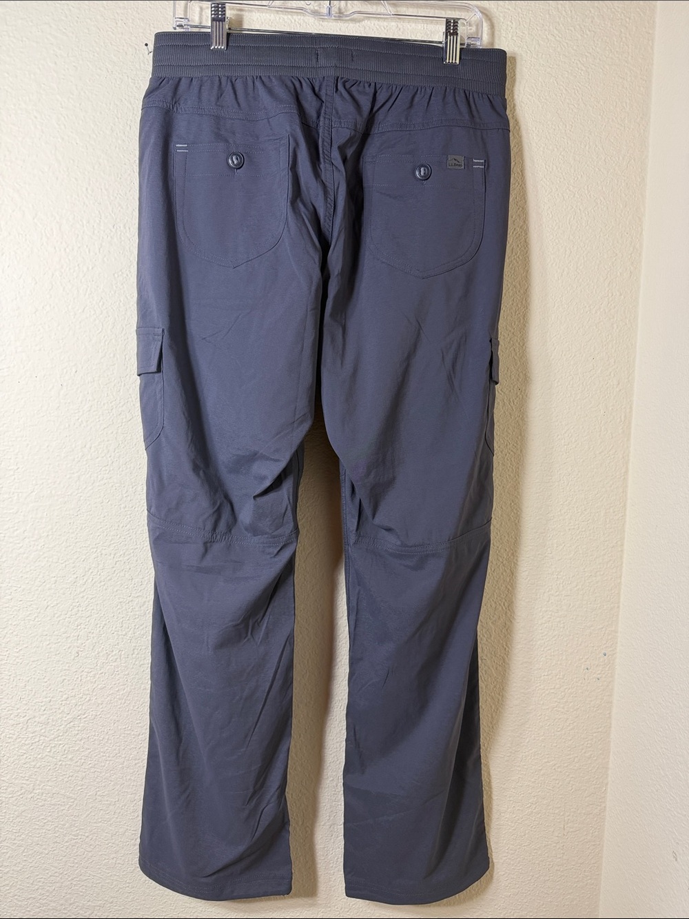 L.L. Bean Vista Camp Pants Womens Medium M Gray Cargo Hiking Trail Gorpcore - Picture 4 of 5